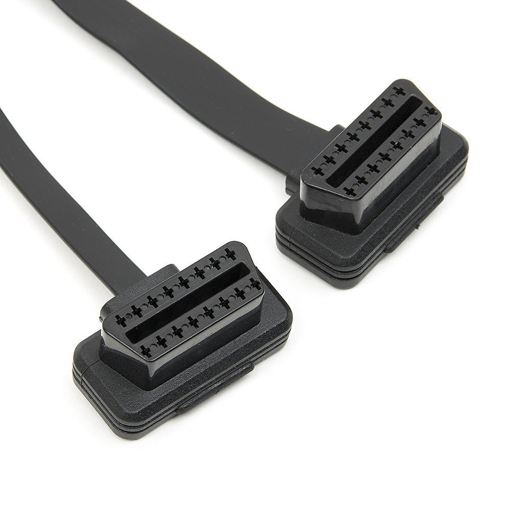 With switch extension cord obd2 flat wire noodle line HUD window lifter one for two adapter cable adapter