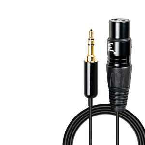 3.5 mm Jack to XLR Cable Male to Female Audio Cable 3.5 mm to XLR Speakers Microphones Cable