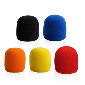 55*88mm BMG Microphone mesh head sponge cover foam windscreen foam cover mic windshield sponge print logo microphone