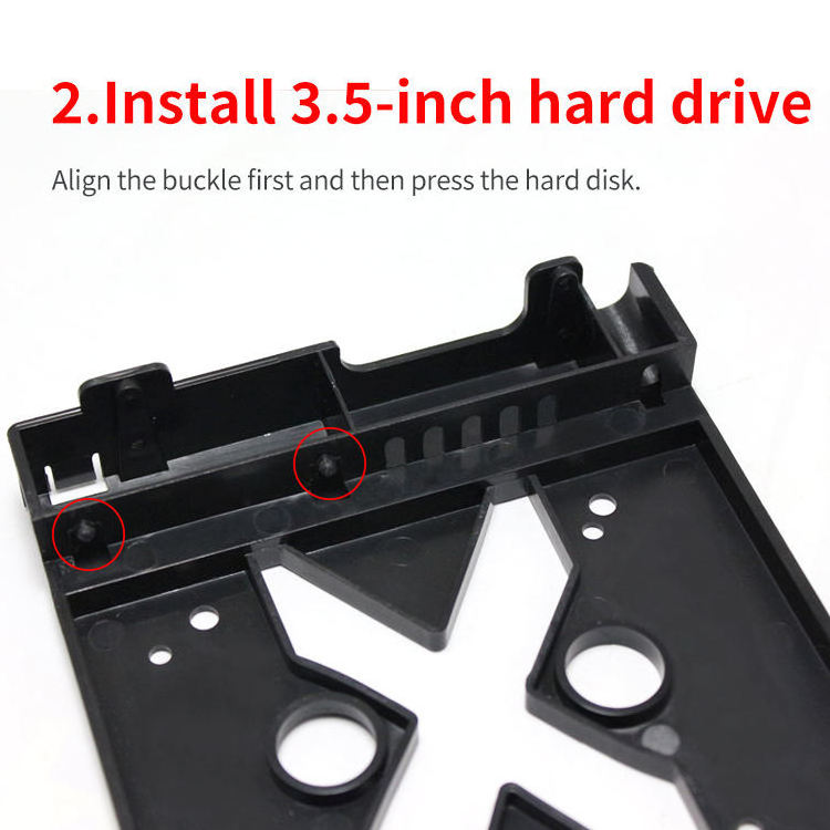 single-layers Hard Drive Bays 2.5 Inch SSD Hard Drive mounting bracket hdd/ssd 2.5