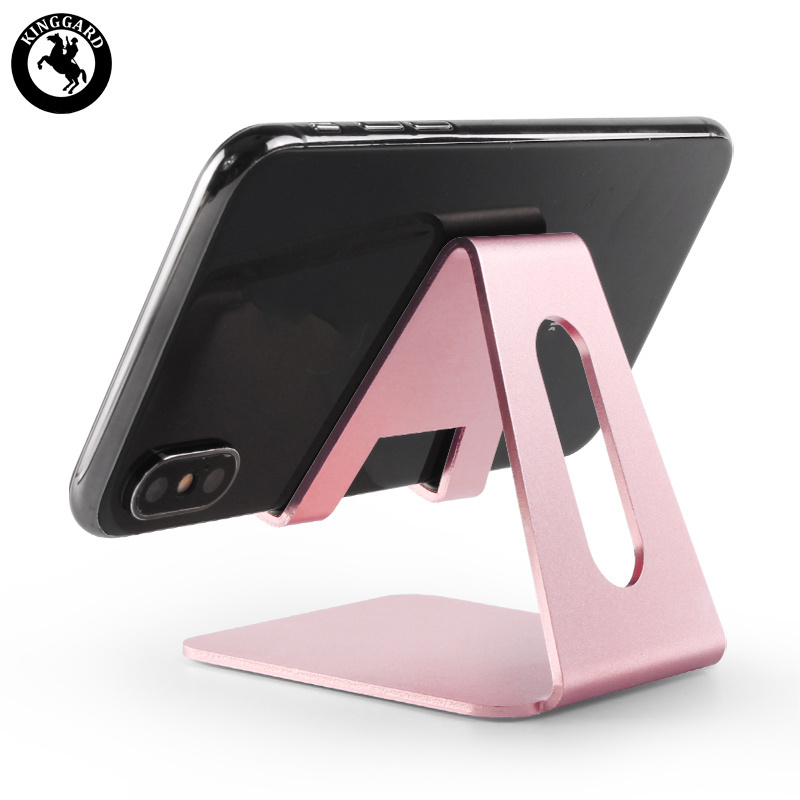 cheap price cell phone aluminium alloy desk holder mobile caddy for desk smart phone