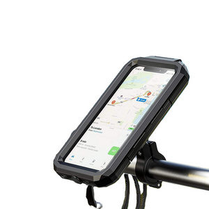 Bicycle Bag Bike Phone Holder Mountain Bike ABS+PC IPX6 Waterproof Bag Touchscreen Cell Phone Stand smartphone holder for bike