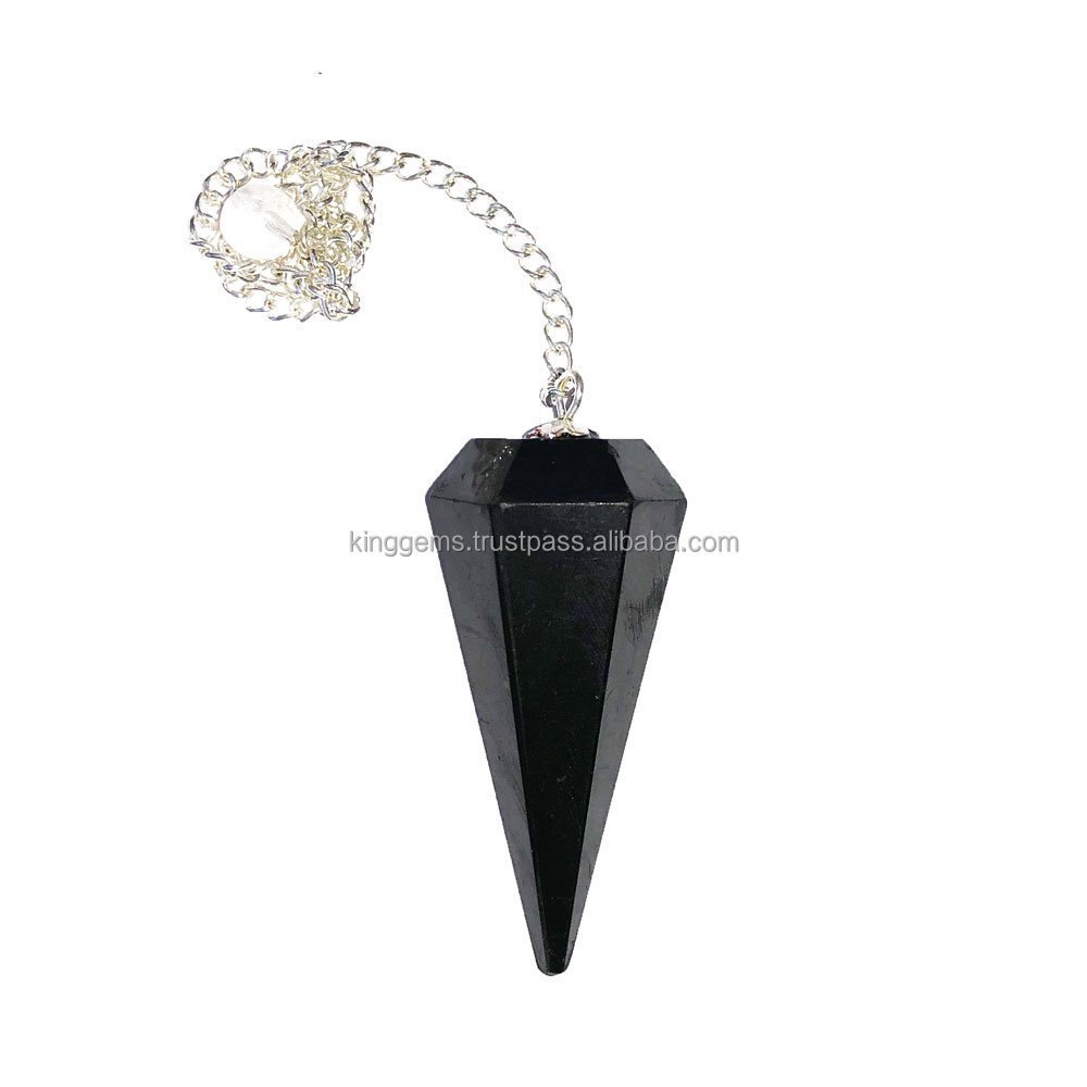 NATURAL WHOLESALE RUSSIAN SHUNGITE PENDULUM USE FOR REIKI HEALING MEDITATION METAPHYSCIAL ENERGY BULK BUY PENDULUM FROM KINGGEMS