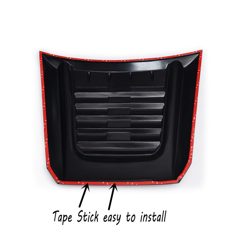 Car Hood Bonnet Cover ABS Black Bonnet Scoop For 2015 Hilux