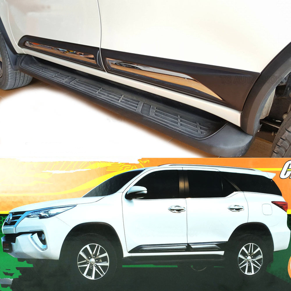 ABS plastic car accessories side molding body cladding Fits For Fortuner 2016 body kit