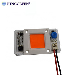 High quality driverless AC cob LED direct 110V / 220v free driver integrated 50W W ,R ,G ,B and full Spectrum COB LED