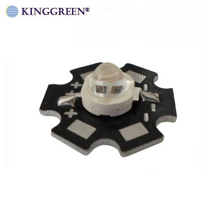 High power LED chip IR Infrared 60 degree double LED chip 5W 740nm850nm 940nm IR high power LED with 20mm PCB star heatsink