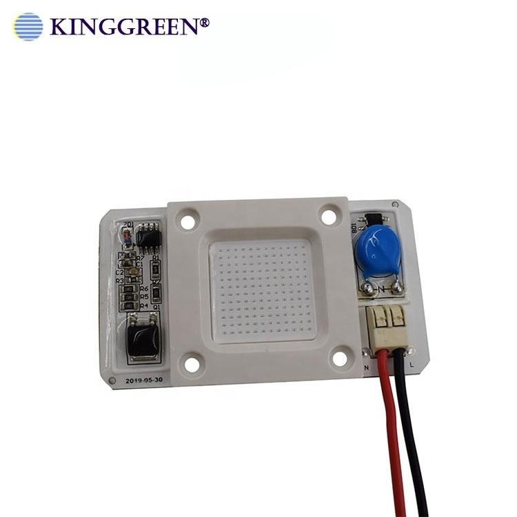 High quality driverless AC cob LED direct 110V / 220v free driver integrated 50W W ,R ,G ,B and full Spectrum COB LED