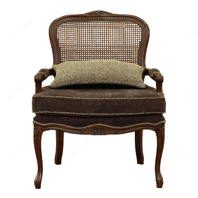 Best Selling Antique French Farmhouse Style Hand Carved Lounge Chair