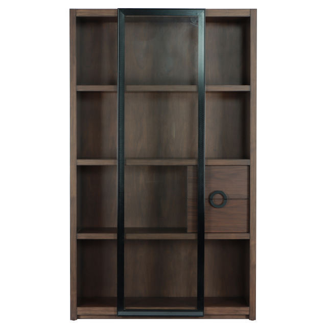 Factory Accept Oem Home Furniture Open Wooden Library Corner Book Shelf Bookcase