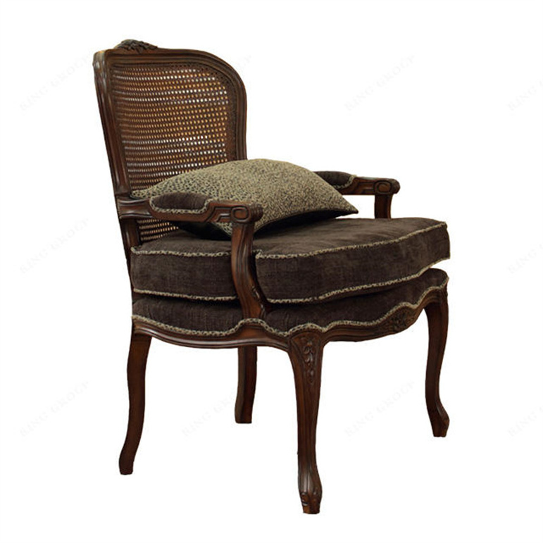 Best Selling Antique French Farmhouse Style Hand Carved Lounge Chair