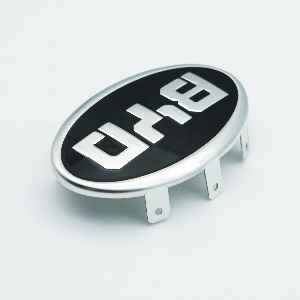 china suppliers custom car emblem manufacturer steering wheel brand logo for BYD make your private label car emblem