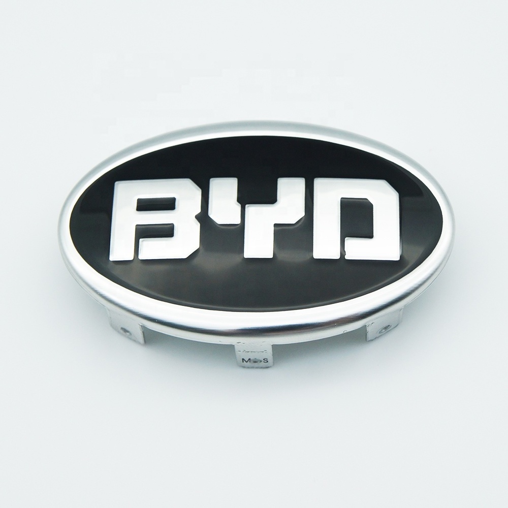 china suppliers custom car emblem manufacturer steering wheel brand logo for BYD make your private label car emblem