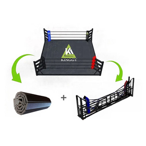 KINGGY Professional Collapsible Portable Boxing Ring Foldable Floor Boxing Ring