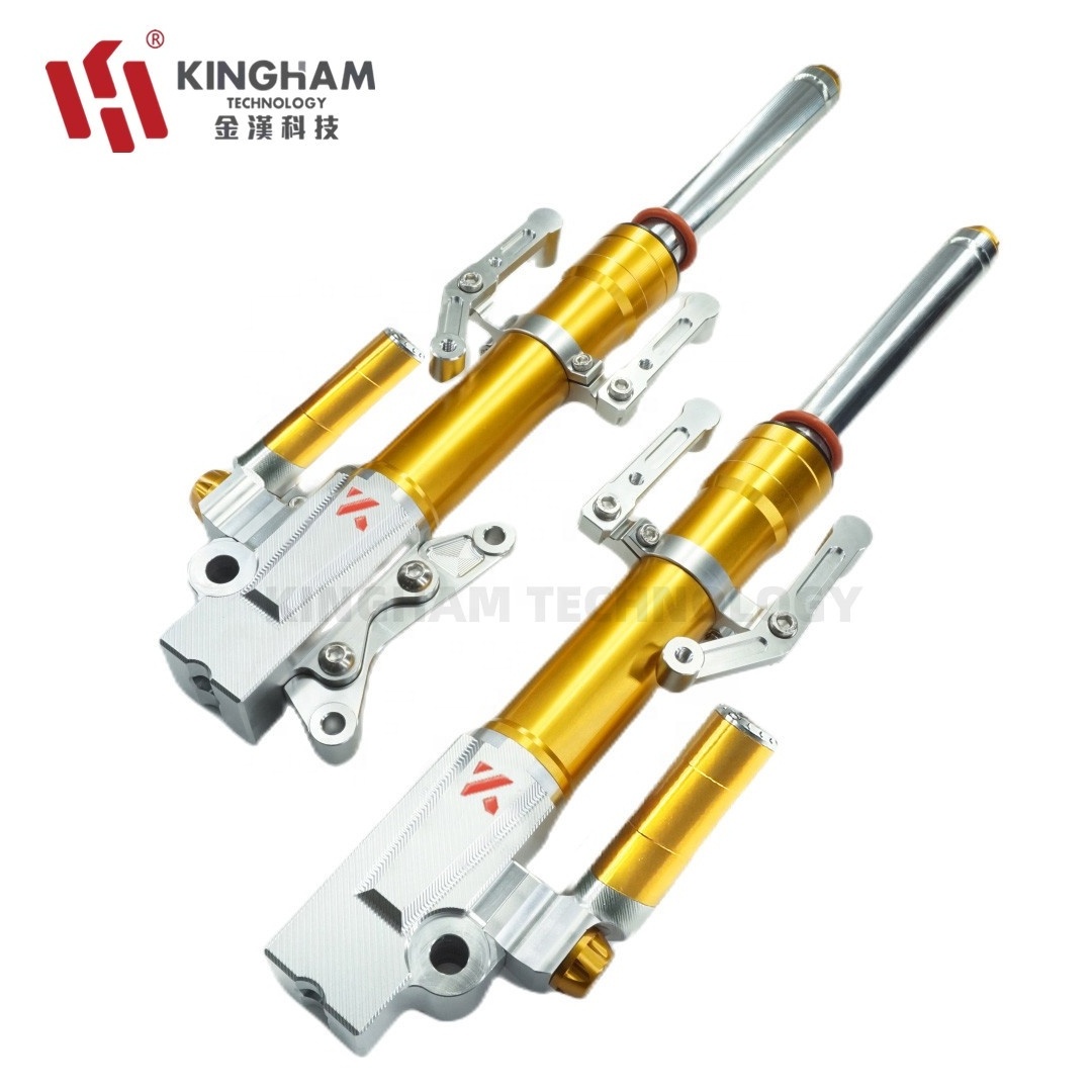 KINGHAM Motorcycle Front Shock Absorber Aluminum CNC adjustable for Honda VARIO Click 160 ABS Front Fork Suspension Parts