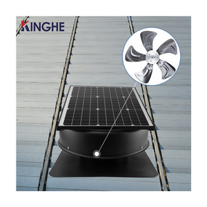 Solar Attic Fan Ventilation / solar powered ceiling fan Solar roof ventilation exhaust fan for home with brushless DC motor