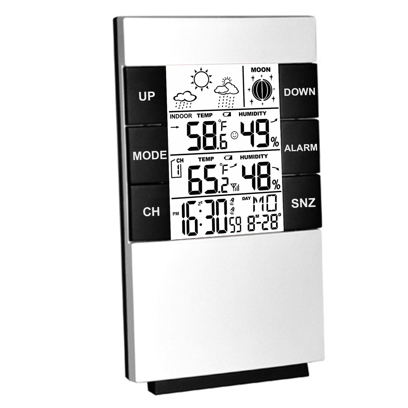 Remote Monitoring Precision Funny Digital Clock Agriculture Outdoor Wireless Weather Stations for Sale