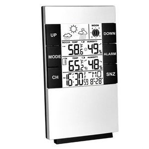 Remote Monitoring Precision Funny Digital Clock Agriculture Outdoor Wireless Weather Stations for Sale