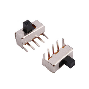 5 pin pole 2 position micro mini miniature dpdt horizontal slide door switch cap cover interruptor on-off mini slide switch