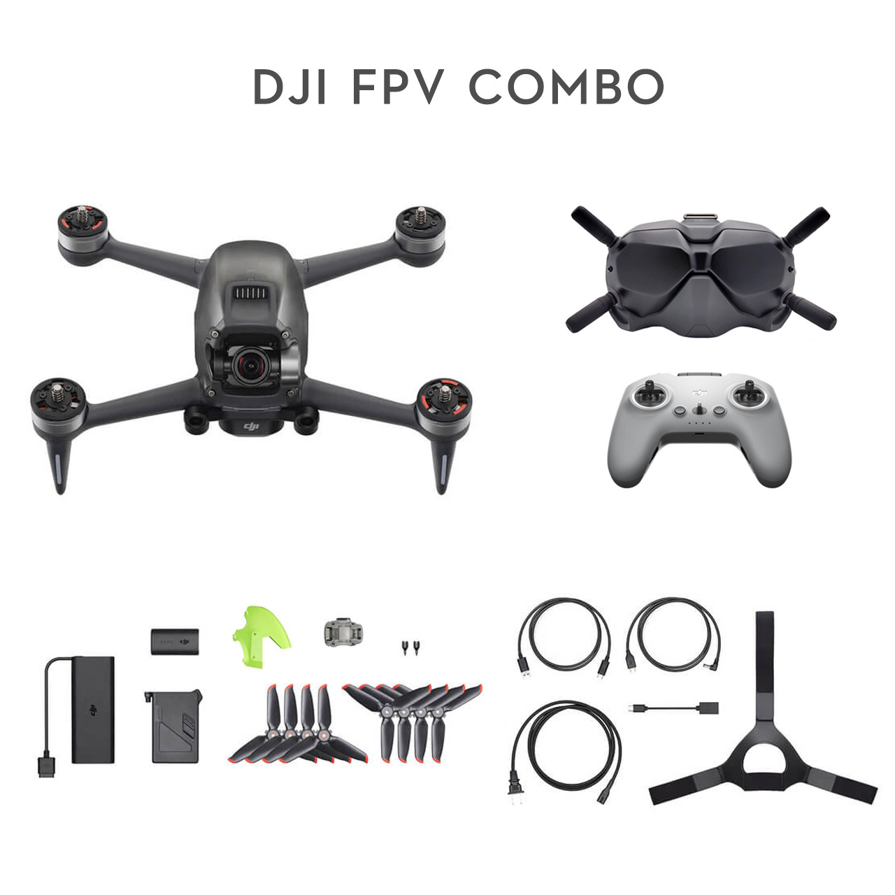 DJI FPV COMBO 4K/60fps Super-Wide 150 degree FOV 10km Video Transmission with FPV Goggles V2 FPV Drone