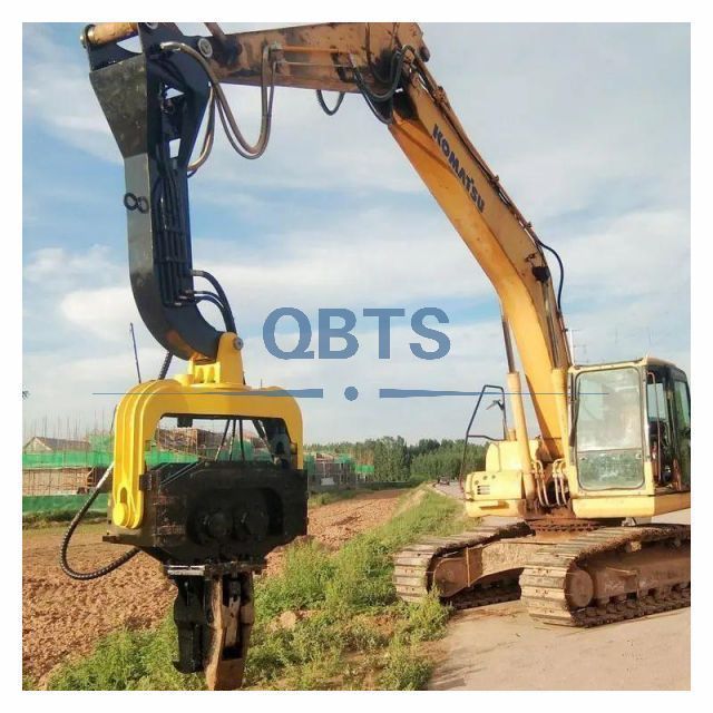 Excavator mounted hydraulic sheet pile driver vibro hammer for concrete piles For Volvo EC240BLC