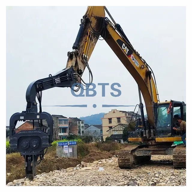 Excavator mounted hydraulic sheet pile driver vibro hammer for concrete piles For Volvo EC240BLC