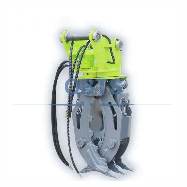 mini 2ton excavator hydraulic rotating log grapple with CE certification For Doosan DH258 DH370 for 1-20ton excavator