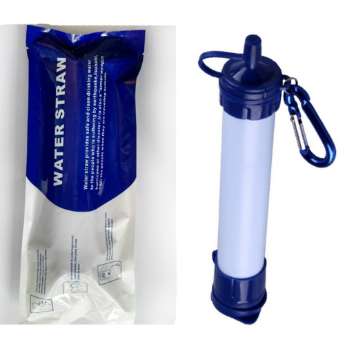 Personal Water Filter 1000L Mini UF Camping Water Straw 0.01 Micron Outdoor Survival Kit Emergency water straw filter