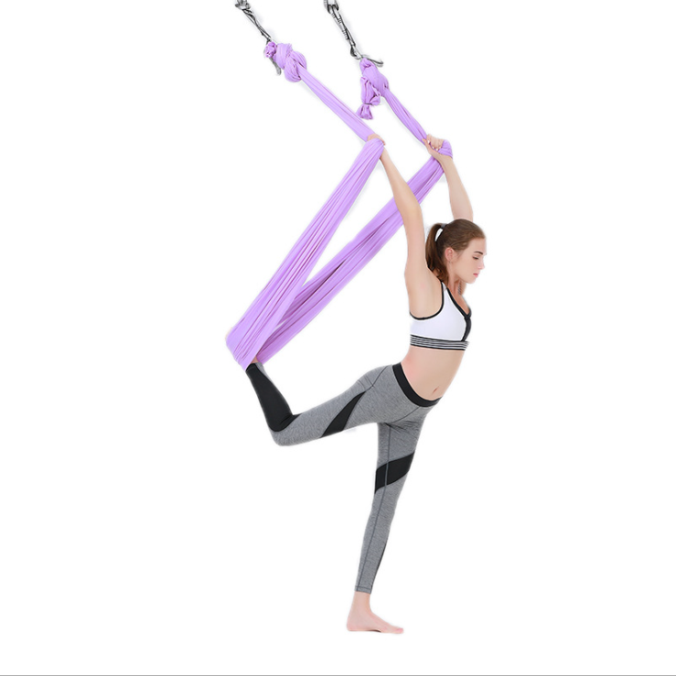 Professional High Quality Stretch Air Flying Yoga Hammock Silk For Aerial Yoga Hammock Anti Gravity Yoga Swing