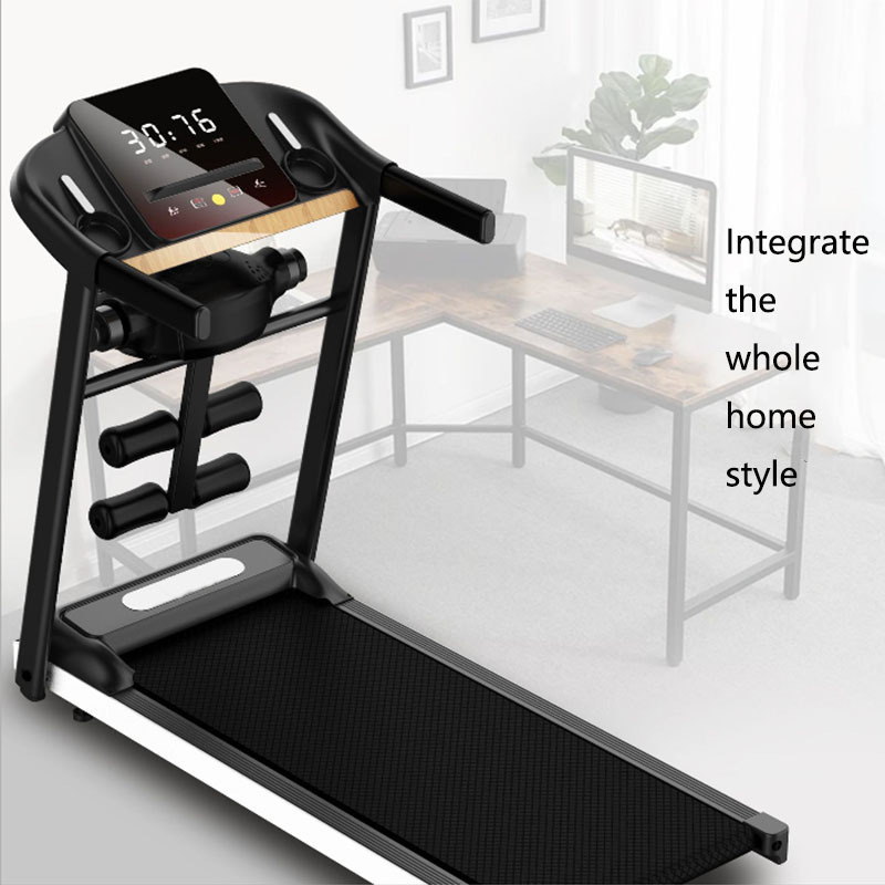 Mini treadmill Foldable Home gym fitness machine silent electronic treadmill with  stand