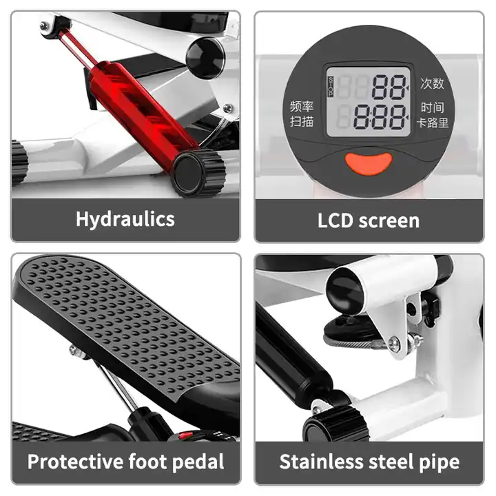 Mini Exercise Stepper Sit Stepper Training Twist and Shape Stepper at Home Steel Customized Unisex Indoor Fitness