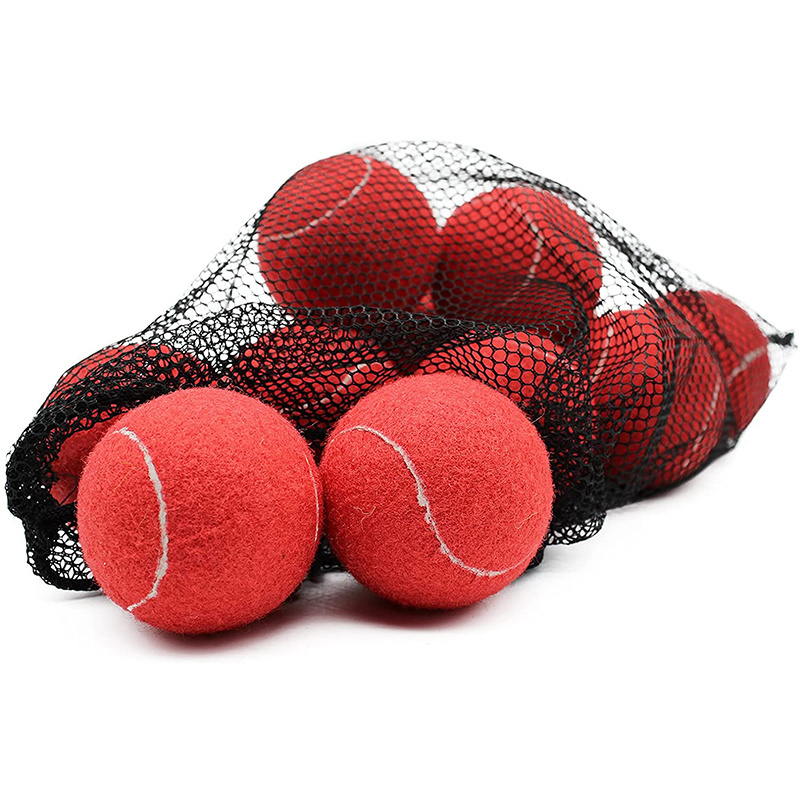 5 star whole sale custom professional lawn table padel tennis balls cheap beach dog pet cricket pelota de tenis white pink black