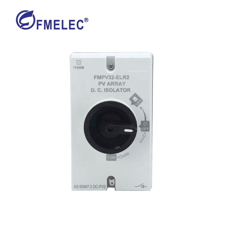 IP66   Outdoor  DC Solar Isolator Switch  with TUV. SAA. CE. CB Approval