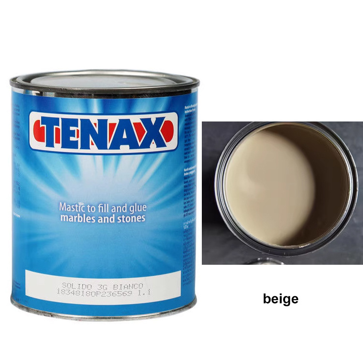 TENAX Beige 2kgs Granite/Marble/Tile Stone Knife-Grade Coloured Mastic