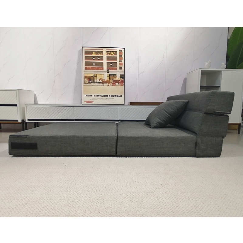 Folding Sofa Living Room Furniture Irregular Sofa Set Recliner Fabric Luxury Couch Sofa