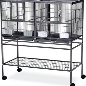 Kinghotpet universal metal cages large canary breeding craft manufacture double cage bird pet