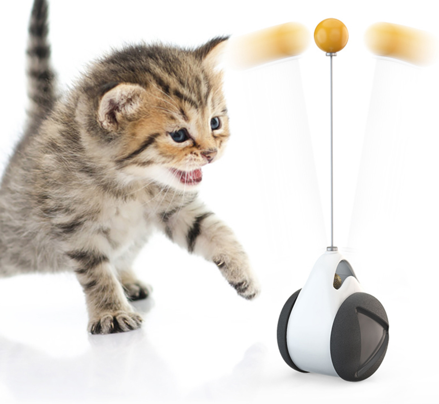 New Cat Toy Chaser Balanced Cat Chasing Toy Interactive Kitten Swing Cat Toy