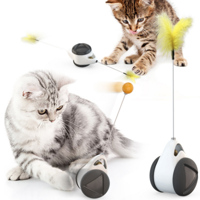 New Cat Toy Chaser Balanced Cat Chasing Toy Interactive Kitten Swing Cat Toy