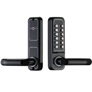 Outdoor waterproof fireproof sunproof frostproof single latch 60/70 keyless digital combination button mechanical code door lock