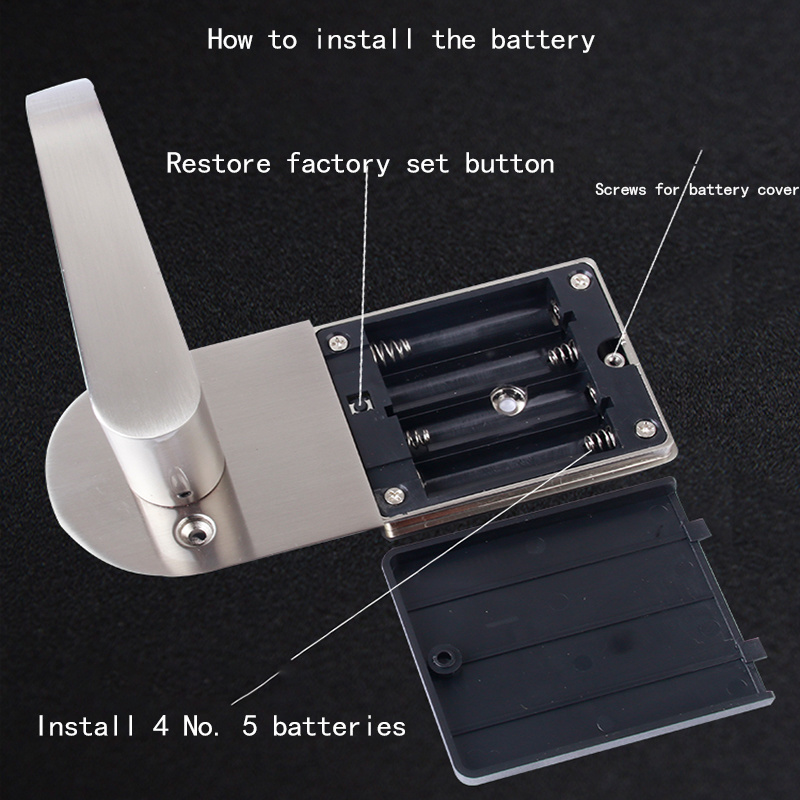 Best selling Hotel mobile TTLOCK application, code number button swipe card password Door Lock Deadbolt