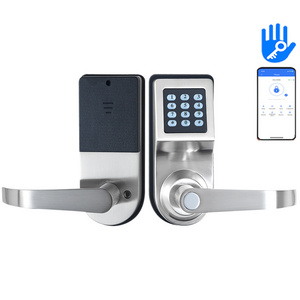 Best selling Hotel mobile TTLOCK application, code number button swipe card password Door Lock Deadbolt