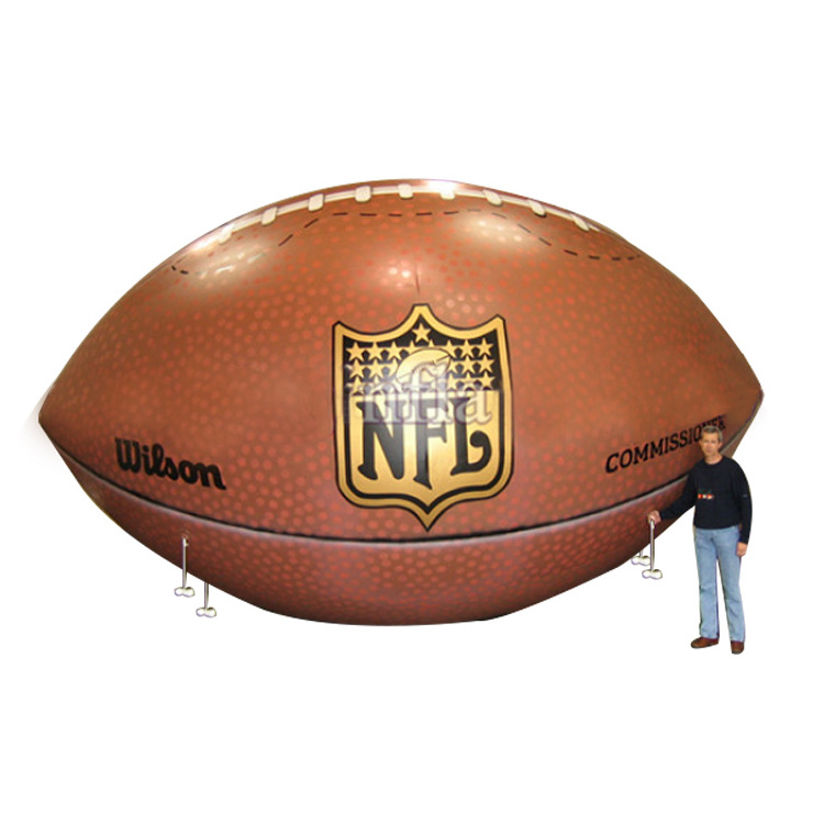 Giant Promotional Model Advertising Inflatable Rugby Football, American Inflatable Football