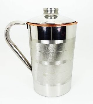 king international pure  Copper water jug  best health benefit Copper coffee jug with stainless steel  jug inner or outer