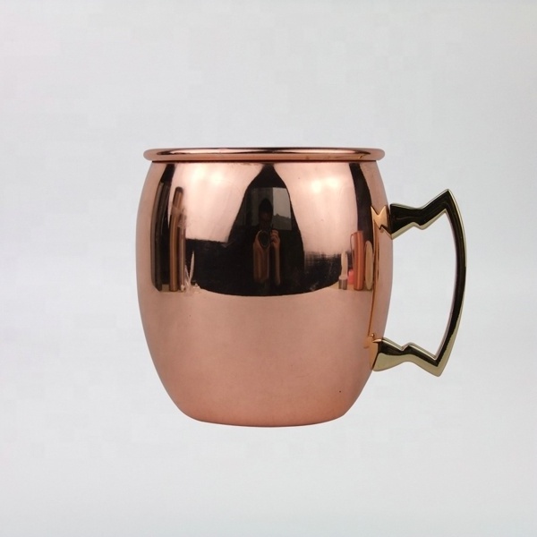 king Sample Available Moscow Mule Mugs Set Copper Hammered Stainless Steel Cups 12 oz Copper Mug Set with Straws and Coasters