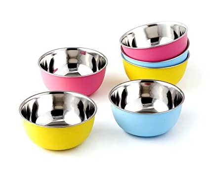 Hot Sale Stainless Steel Non-Slip Mixing Bowls with Lids  Steel  mixing  best  steel  bowls  latest  design king international