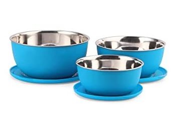 Hot Sale Stainless Steel Non-Slip Mixing Bowls with Lids  Steel  mixing  best  steel  bowls  latest  design king international