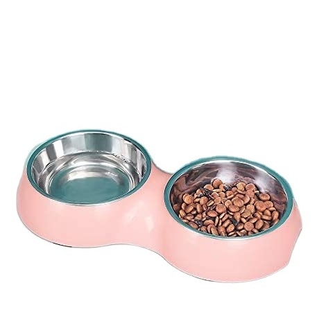 New durable cheap 6 Available Sizes pet supplies bowl Non Skid Stainless Steel high quality cats dogs pet feeder bowl