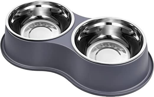 New durable cheap 6 Available Sizes pet supplies bowl Non Skid Stainless Steel high quality cats dogs pet feeder bowl