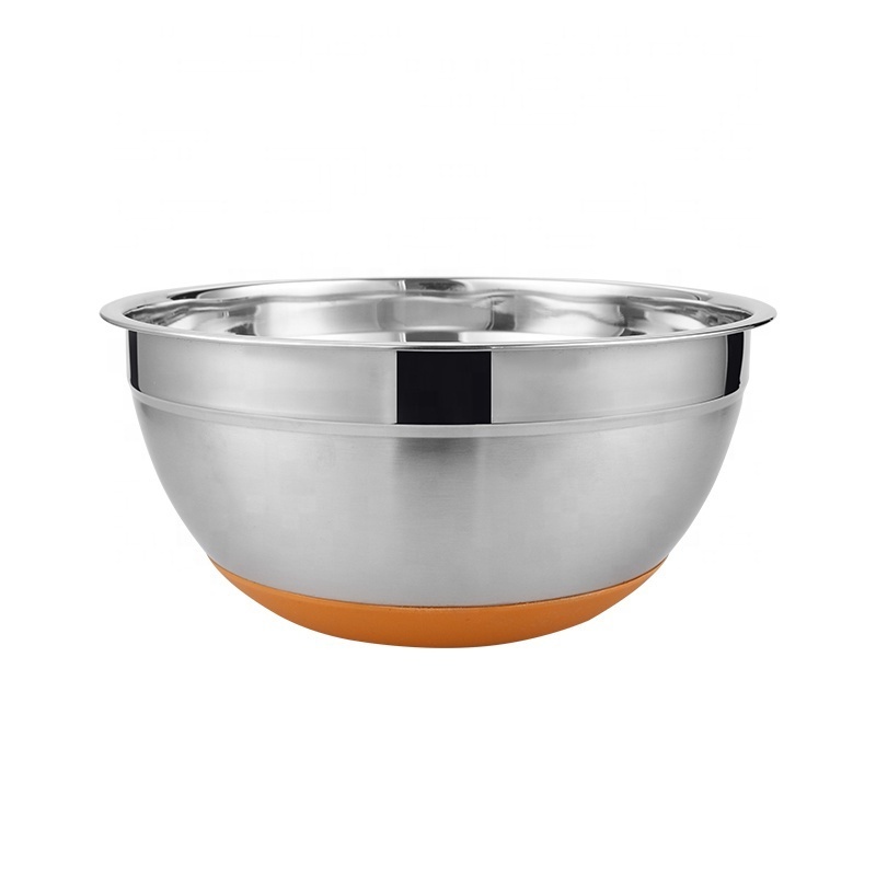 KING stainless steel salad mixing bowl multipurpose basin set food soup serving bowl sauce dish for serving snack salad