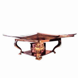 king international Restaurant Serving Tray Chaffing Dishes Food Warmer Catering Perforated copper tawa chaffing dish tawa buffet